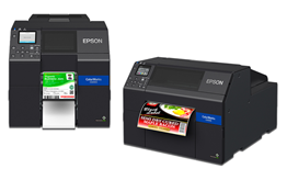 Epson ColorWorks CW-C6000 Series Color Inkjet Label Printers.