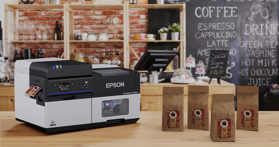 Epson ColorWorks CW-CW8000 High-Speed Color Inkjet Label Printer.