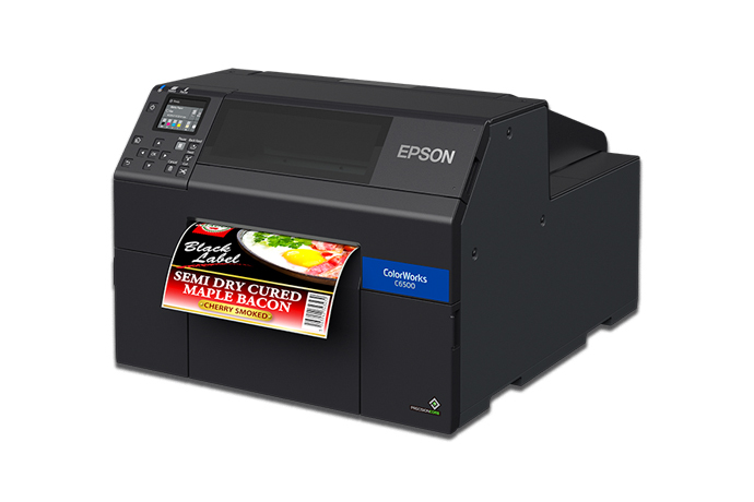 Epson ColorWorks CW-C6000 Series Color Inkjet Label Printers.